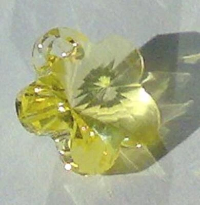 SWAROVSKI AG Swarovski Anhänger / Pendant Blume 12mm JONQUIL 2 Stück