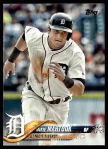 2018 Topps Mikie Mahtook Detroit Tigers #408 - Picture 1 of 2
