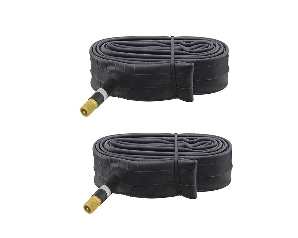 2 (TWO) Duro BICYCLE Inner Tube 27" x 1-1/8-1-1/4" SCHRADER 33mm Long VALVE - Image 1 of 1