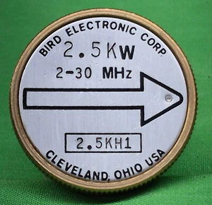 Bird 43 Thruline WattMeter Element 2.5KW 2-30MHz - Zdjęcie 1 z 1