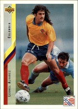 1994 Upper Deck World Cup Contenders English/German #46 Leonel Alvarez *Colombia