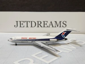 1/400 PACIFIC WESTERN BOEING 727-100 COMBI ANNI 80 COLORI CF-PXD AEROCLASSIC - Foto 1 di 7