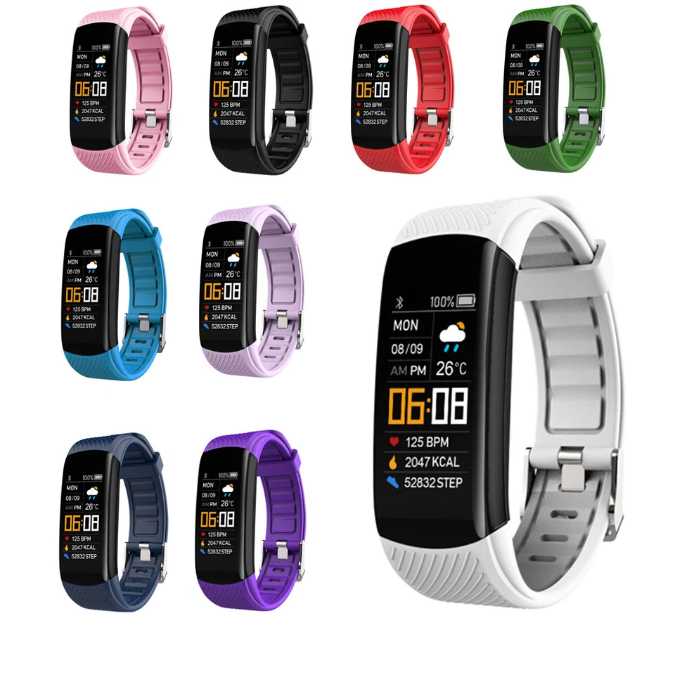 Smart Watch Fitness Tracker Heart Rate Sport Watch Waterproof for Android iOS - Image 1 of 4