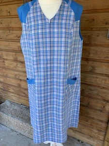 Blouse / robe de campagne vintage textile mélangé taille 48 environ - Imagen 1 de 4