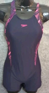 Speedo Girl's Swimsuit Hyperboom Splice UK 15-16 Chlorine Resistant Quick Drying - Picture 1 of 20