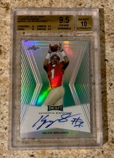 RARE /10 2014 LEAF METAL DRAFT KELVIN BENJAMIN AUTO GREEN HOLO ROOKIE RC BGS 9.5