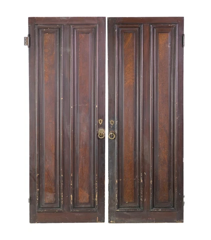 Reclaimed 2 Pane Pine Passage Double Doors 73 x 54 Cover