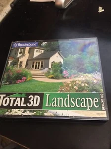 Broderbund - Total 3d Landscape Deluxe for Windows 95/98 on 5 CD ROMs - Picture 1 of 6
