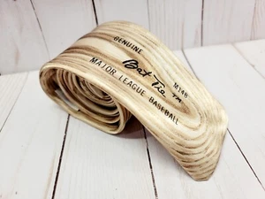 Cleveland Indians Official MLB Baseball Bat Tie Mens NeckTie Belle Neckwear 1987 - Picture 1 of 8