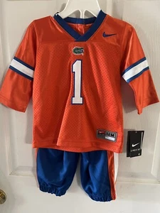 NIKE FLORIDA GATORS 12 MONTHS 12M NWT INFANT 2 PIECE SET JERSEY PANTS - Picture 1 of 6