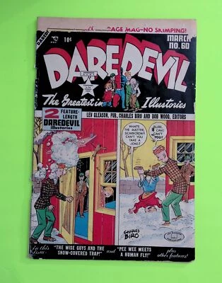 Daredevil Comics #60 1950 Lev Gleason Publications L49-3 Foto 1 de 2