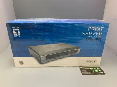 Level One Print Server FPS-1033 P/N:501033 Sealed - Image 1 of 4