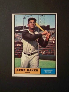 1961 Topps Baseball #339 Gene Baker (Pittsburgh Pirates) - NM! WOW! L@@K! - Bild 1 von 1