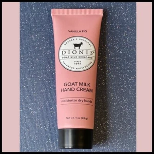 Dionis Goat Milk Hand Cream Vanilla Fig Moisturizing 1 oz Travel Size New Sealed - Picture 1 of 4
