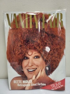 Vanity Fair Magazine December 1987 Bette Midler Donald Trump Madonna No Label - Picture 1 of 15