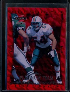 1997 Score Platinum Team Collection #9 Zach Thomas - Miami Dolphins Salón de la fama - Imagen 1 de 2