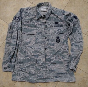 US AIR FORCE Combat Uniform Feld Militär Jacke Digital Camouflage Damen 8R - Bild 1 von 5