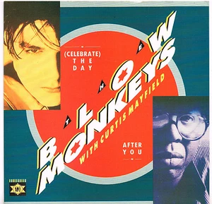 BLOW MONKEYS & CURTIS MAYFIELD celebrate the day UK RCA 7"_1987 MINT  - Picture 1 of 2