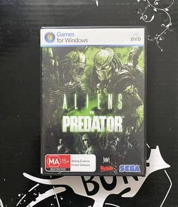 Aliens Vs Predator Sega PC Windows Game with Manual 2 Disc Set 2010 - Picture 1 of 3