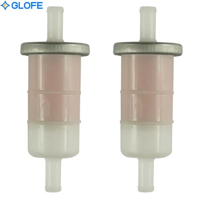2PCS Fuel Filter for Yamaha XVS1100 V Star 1100 Silverado 2003 2004 2005-2009 - Image 1 of 4