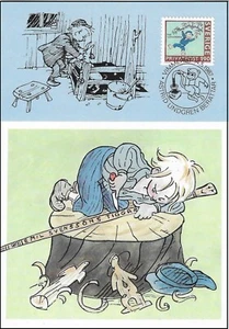 Astrid Lindgren Emil I Lonneberg Tale Sweden Mint FDC Maxi 1987 - Picture 1 of 1