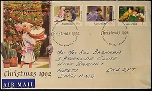 (AUS-240) Australia 1992 dirección de Navidad FDC - Imagen 1 de 2