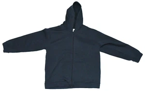 NWT Full Zip Hooded Jacket Coat Boy's XXS 3-4 Navy Blue Classroom 59082 - Picture 1 of 18