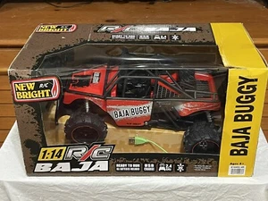 NEW BRIGHT USB CHARGER RED/BLACK 2019 BAJA BUGGY NEW IN BOX 1:14 SCALE 2.4GHZ - Picture 1 of 9