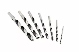 Fisch 7 Piece Imperial Brad Point Drill Bits 1/8"-1/2" Chrome Double Flute - Picture 1 of 1
