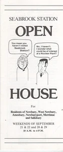 NUKE BROCHURE (1986) SEABROOK STATION Open House** Q - Picture 1 of 1