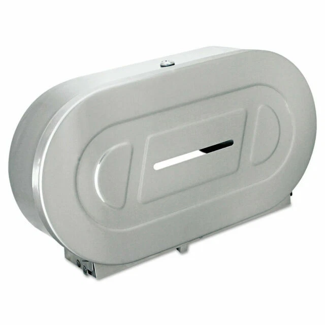 Bobrick B-2892 Surface Mounted Twin Jumbo Roll Toilet Tissue Dispenser