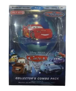 Cars 2 3D, DVD, Blu-ray Target Exclusive Collector Combo Pack Glow Globe EUC - Picture 1 of 3
