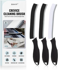 Hard Bristle Crevice Cleaning Brush – Multi-Purpose Gap Scrub Tool for Bathroom, - Picture 1 of 11