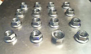 16 New Yamaha Blaster, Banshee, Raptor, Warrior and YFZ450 Locking Lug Nuts - Picture 1 of 4