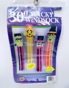 Fun World 30" Wacky Wind Socke Jack-O-Lantern JOL Kürbis Halloween Deko 9823 - Bild 1 von 3