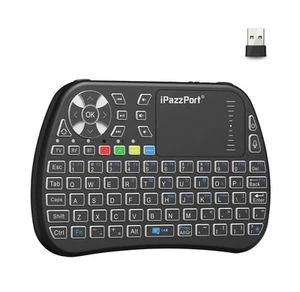 Bluetooth Mini Keyboard with Touchpad, 2.4G Mini Wireless Keyboard and Mouse - Picture 1 of 17