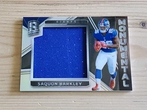 🔥2018 RARE RC SAQUON BARKLEY PANINI SPECTRA MONUMENTAL ROOKIE PATCH /199 - Picture 1 of 2