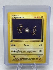 Pokemon Team Rocket 60/82 Magnemite 1st Edition 2000 MP - Picture 1 of 4