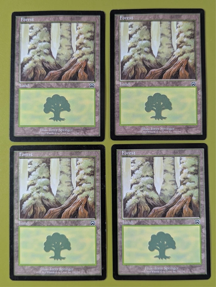Forest (350) x4 Mercadian Masques 4x Magic the Gathering MTG - Image 1 of 1