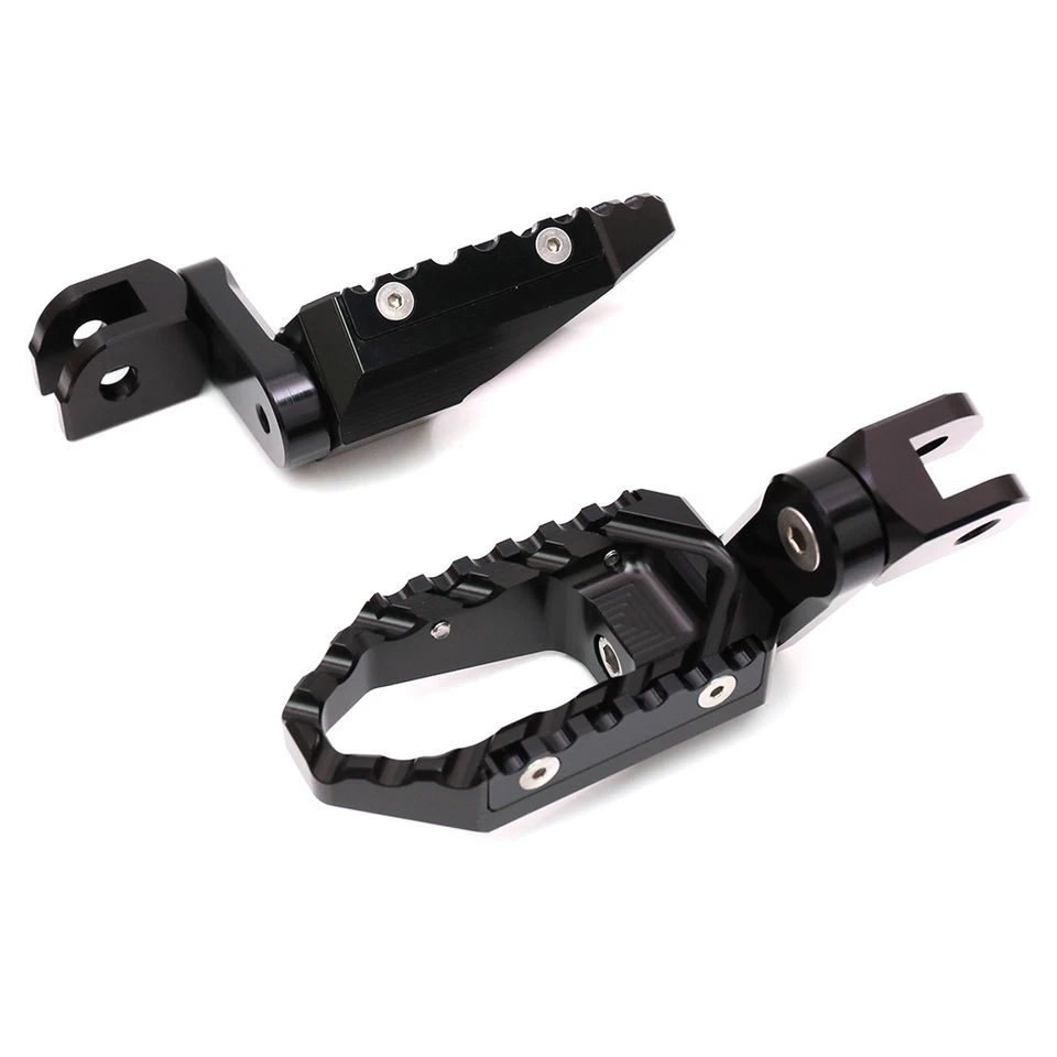 Black TRC 40mm Lower Front Wide Footpegs For Harley Davidson BREAKOUT 18-21 20 - Imagem 1 de 4