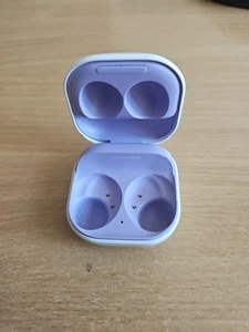 Samsung Galaxy Buds 2 SM-R177 solo custodia di ricarica Bluetooth wireless lavanda - Foto 1 di 4
