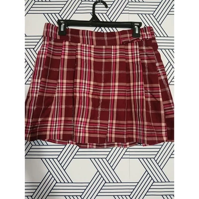 Pantalón corto a cuadros Justice Girls talla XL Plus 16P/18P Foto 1 de 4