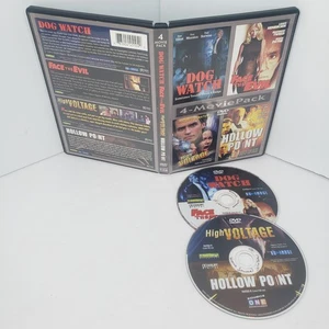 Dog Watch / Face The Evil / High Voltage / Hollow Point (DVD) 4-Movie Pack - Picture 1 of 4