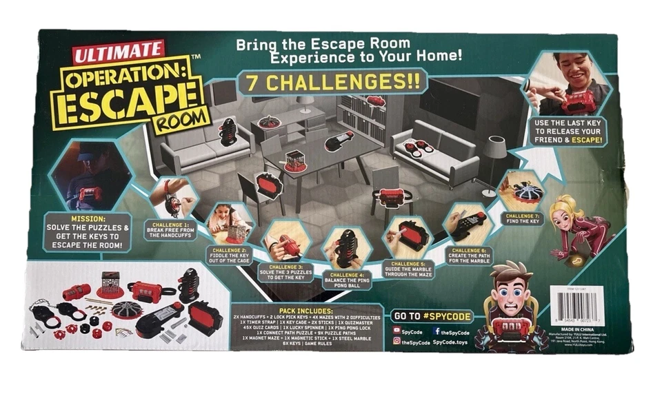 NIB! Spy Code Ultimate Operation Escape Room Game - Preowned But Complete - Image 1 of 1