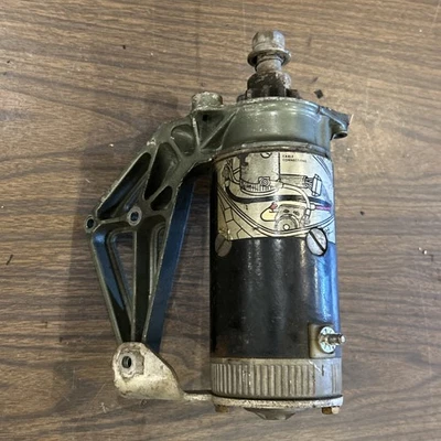 OMC Starter Motor 0380239 & Bracket 0305084 Johnson Evinrude 33 40 hp 1967-1976 - Image 1 of 4