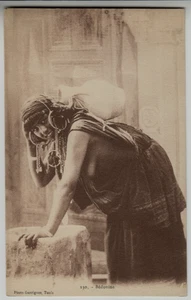 Norte de África Francesa - Niña Beduina- Postal Étnica De Colección - Imagen 1 de 2