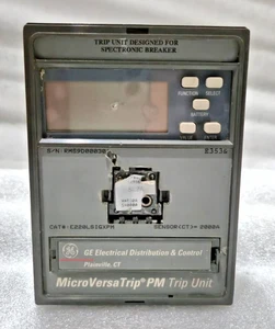 GENERAL ELECTRIC MICRO VERSA TRIP UNIT E220LSIGXPM RMS9D000301 800A KOSTENLOSER VERSAND - Bild 1 von 9