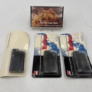 Cassette Tape Best Of Marlboro Country Music Vol 2 1986,Promo 3X Lighters Sealed - Picture 1 of 9