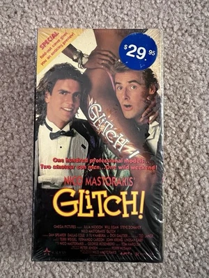 Glitch! (1988) VHS New Sealed Academy Watermarks See Description - Image 1 of 4