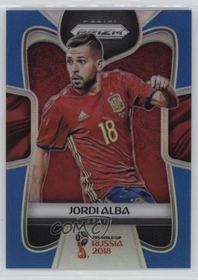 2018 Panini Prizm World Cup Blue Prizm /199 Jordi Alba #203 - Image 1 of 2
